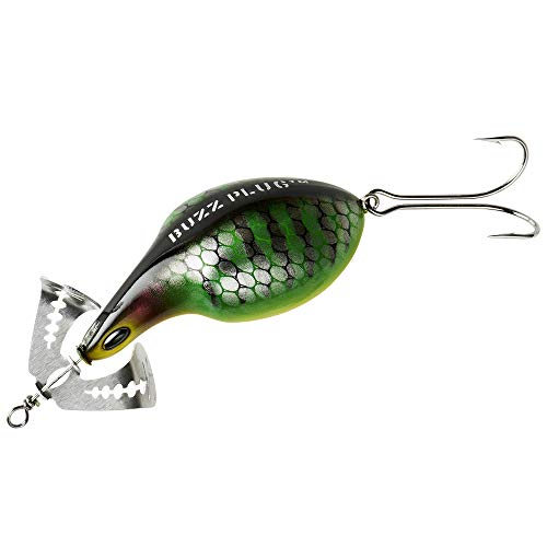 Arbogast Buzz Plug 1 oz Fishing Lure - color: Perch, size: Junior 2 3/8 in, 5/8 oz