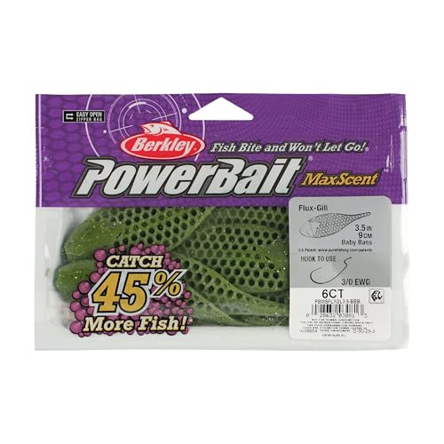 Berkley PowerBait MaxScent Flux-Gill - color: Baby Bass, size: 3 1/2"