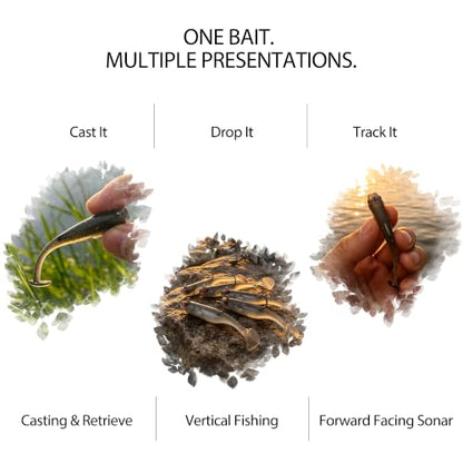 Soft Fishing Lures Shad Minnow Swimbaits, Pre-Rigged Jig Heads Paddle Tail Swim Baits for Bass, Trout, Walleye, Crappie, Sinking Jigs Bait for Saltwater Freshwater, Fishing Gifts for Men - color: A8 - 12 Pcs - 2.75 Inch