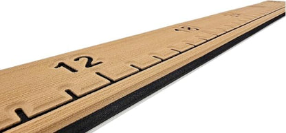 | Fish Ruler | SeaDek | 48 inch Fish Measurement Tool | Perfect for Boats and Kayaks | Mocha/Black - color: Mocha/Black