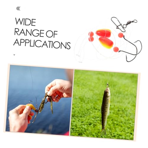 Toddmomy 4pcs Fishing Tackle Sea Fishing Replacement Hooks Float Boat and Pier Versatile Gear for Enhanced Catch Rates