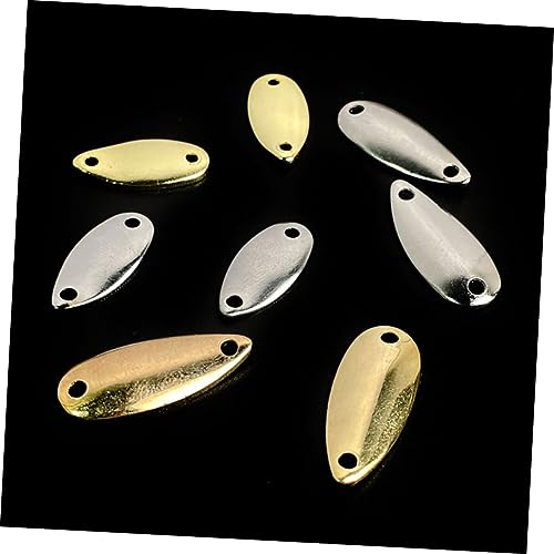 Toyvian 20pcs Fish Lure Metal Fishing Baits for Freshwater Realistic Artificial Bait for Bass and More Fishing Tackle for Lakes Rivers