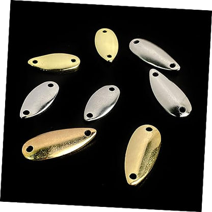 Toyvian 20pcs Fish Lure Metal Fishing Baits for Freshwater Realistic Artificial Bait for Bass and More Fishing Tackle for Lakes Rivers