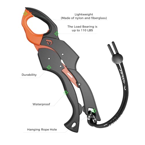 Fishing Tools Kit, 5" Fish Gripper,9" Fish Lip Gripper