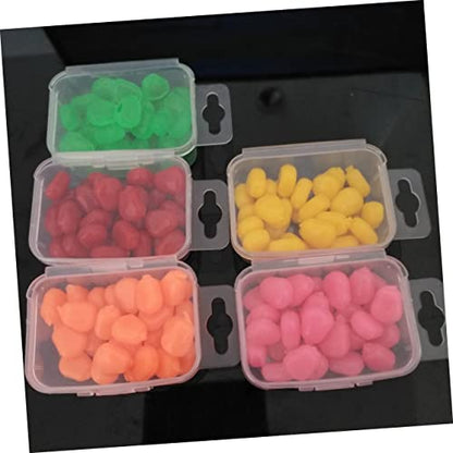 VANZACK 50pcs Carp Fishing Corn Lures Floating Hard Artificial Bait Fake Corn Carp Bait Orange