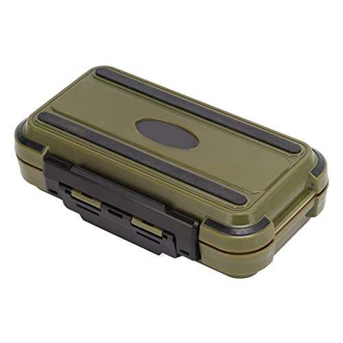 RiToEasysports Fishing Box PP Tackle Box Organizer with Transparent PC Inner Cover Lever Side Lock Sliding Switch and Movable Inserts for Fishermen Boat Kayak Shore Storage ([Small size] 16*9*5 cm) - size: [Small size] 16*9*5 cm