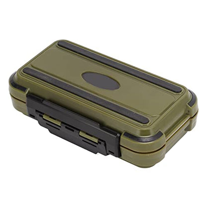 RiToEasysports Fishing Box PP Tackle Box Organizer with Transparent PC Inner Cover Lever Side Lock Sliding Switch and Movable Inserts for Fishermen Boat Kayak Shore Storage ([Small size] 16*9*5 cm) - size: [Small size] 16*9*5 cm