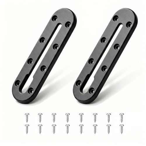 Kayak Track,Low Profile Kayak Rail Mount,Kayak Gear Track for Fishing Rod Holder, Fish Finder, Cup Holder, Paddle Holder, Anchor Cleats & All T-Slot Kayak Accessories - size: 7 Inch，2 Pcs