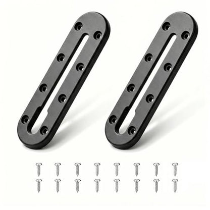 Kayak Track,Low Profile Kayak Rail Mount,Kayak Gear Track for Fishing Rod Holder, Fish Finder, Cup Holder, Paddle Holder, Anchor Cleats & All T-Slot Kayak Accessories - size: 7 Inch，2 Pcs