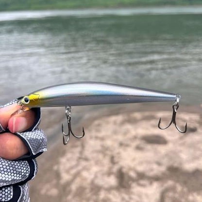 Minnow Fishing Lures crankbaits Set,Hard baits with Vibrant Colors for Trout, bass, Perch - Ideal for Stream and Lake Fishing， 5 Pieces