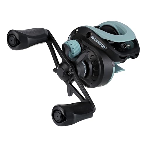 Shakespeare Excursion Low Profile Baitcast Fishing Reel - style: Right-hand