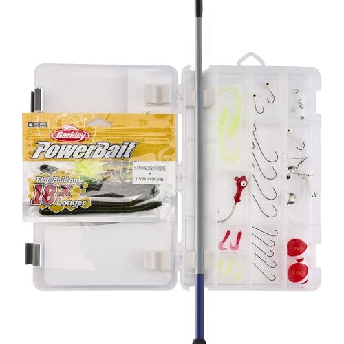 Shakespeare Catch More Fish Spincast Reel and Fishing Rod Combo with Kit - color: Lake/Pond - Grey, style: 2024 Model