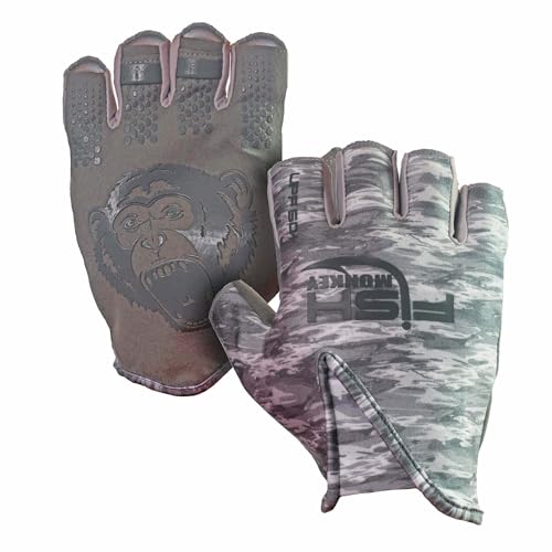 Fish Monkey Stubby Guide Glove - color: Voodoo Swamp Green, size: X-Large