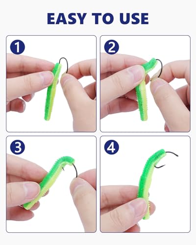 UCEC 190/220/260PCS Barbless Fishing Hooks, Carp Hooks Circle Curve Shank Fly Tying Fishing Hook Tackle Kit for Freshwater Saltwater Hair Rig Trout Size: 2# 4# 6# 8# 10# - size: 190PCS,2# 4# 6# 8# 10#