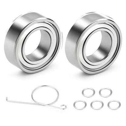 Fishing Reel Knob Accessory Kit 2Pcs Pre-Lubricated Miniature Stainless Steel Ball Bearings Shielded on Both Sides for Shimano, Daiwa and Penn Reels - size: 5 * 8 * 2.5 mm (2 Pcs)