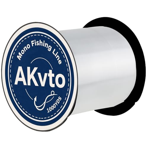 Monofilament Fishing Line, 1000 Yards, 4.5-14.5 LB Test, Fresh and Saltwater Nylon Line - color: Transparent, size: 0.16MM/10LB