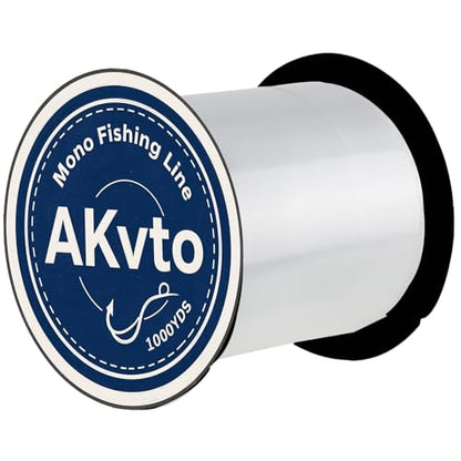 Monofilament Fishing Line, 1000 Yards, 4.5-14.5 LB Test, Fresh and Saltwater Nylon Line - color: Transparent, size: 0.23MM/14.5LB