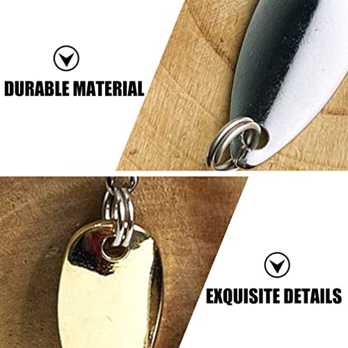 BESPORTBLE 20pcs Wear-Resistant Fishing Lure Blades for Freshwater Bait Making Kit Reusable Blades Lightweight Fishing Accessories