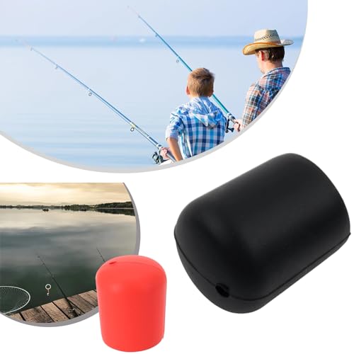 Fishing Rod End Cap Plug Saver Rear Front Stopper Non-Slip Silicone Protective Cover Case Butt Cushion Seat Protector - size: ID 20mm-25mm