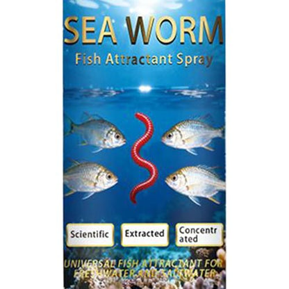 Fish Attractant Spray - 60ml Sea Worm Scent,Fish Bait Enhancer - for Rivers Lakes Streams Reservoirs Nearshore Areas Coastal Rocky Zones Deep Sea Professionals Amateur Angling