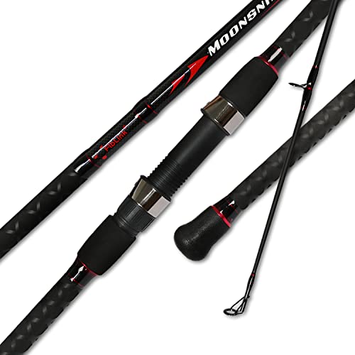 Fiblink Surf Casting Fishing Rod 2-Piece Graphite Travel Baitcasting Fishing Rod - size: Length: 11'