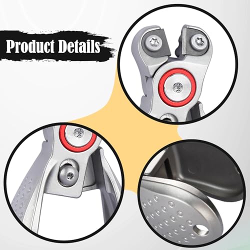 Qianly Fishing Line Cutter, Braid Scissors, Compact, Stainless Steel, Fast and Efficient, Cuts Braided, Monofilament and Fluorocarbon Lines
