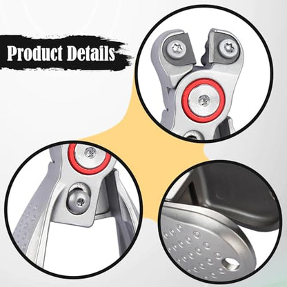 Qianly Fishing Line Cutter, Braid Scissors, Compact, Stainless Steel, Fast and Efficient, Cuts Braided, Monofilament and Fluorocarbon Lines