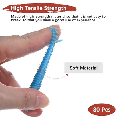 Soft Fishing Lures - Paddle Tail Swim Bait for Bass, Trout in Saltwater & Freshwater - Rigged with Hooks - Durable ABS Plastic - color: BLue, size: 2.95"