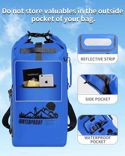 IDRYBAG Dry Bag Backpack - color: Blue, size: 20L