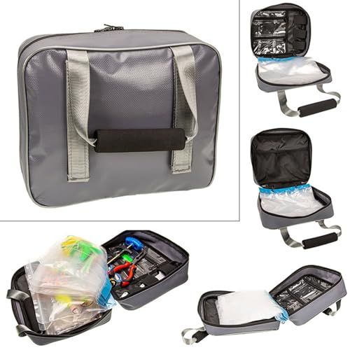 Tackle Binder Bag with Handle Fishing Lures Storage Bags Artificial Crankbait Portable Spoon Baits Lure Organizers