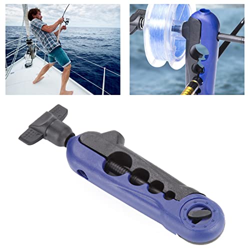 Alomejor Mini Fishing Line Winder Spooler Machine Portable Adjustable Reel Spool Baitcaster Fishing Tackle Carp for Various Sizes