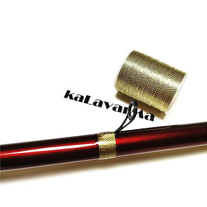 (8pcs*240yd) Kalavarma Rod Wrapping Thread for Fishing Rod Wrapping Thread Rod Building Repair - style: Metallic klm022