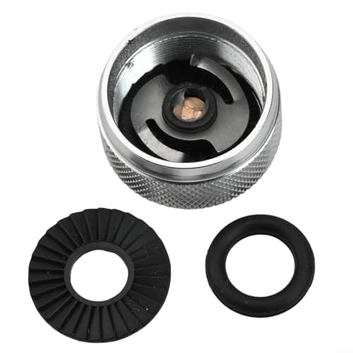 Fit for Abu Garcia Fishing Reel Brake Knob, Mechanical Spool Control Knob, Aluminum Alloy Spool Control with Internal Sound Kit Fit for 3 3.5 4 P5 Series, Fishing Reel Replacement Parts(Silver)