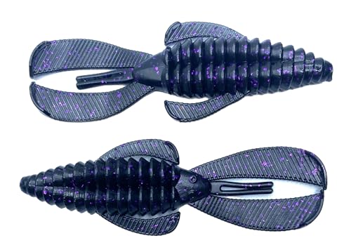Phat Pak Baits - Swamp Monster Rage Bug Style Plastic Beaver Creature Bait Punching Bass Fishing Lure 20ct 4" - color: Gentlemen's Club