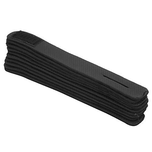 10Pcs Fishing Rod Tie Strap Slip Pole Fixing Band, Neoprene Rod Wrap Holder for Fishing Poles, Gear, Flags, , Pants