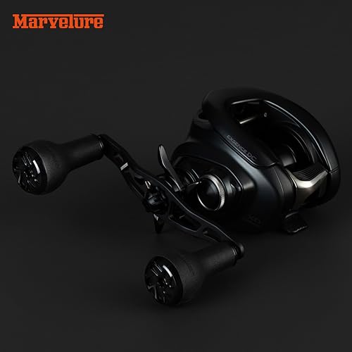 Non-Slip Power Handle 3.94'' (100 mm) Compatible for Shimano SLX Tranx, Daiwa Tatula Zillion, Abu Garcia Revo, 13 Fishing Baitcasting Reels - color: Black TPE, size: 7x4 mm