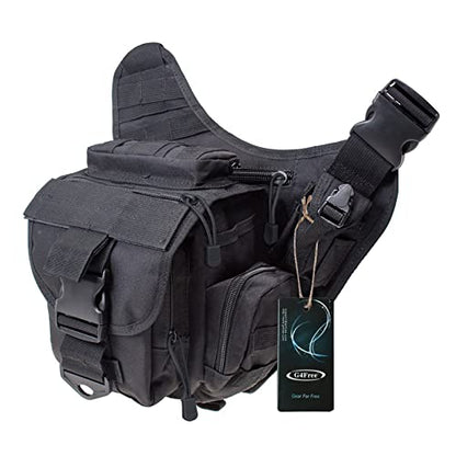 G4Free Multi-functional Tactical Messenger Bag Utility Pouch Versipack - color: Black