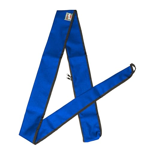 Full-Enclosure Fishing Rod Sleeve Bag Cover Sock Protector. Fits Conventional & Spinning Rods. Made in USA - color: Royal Blue, size: 10' feet (120 inches long), style: 8 inches in circumference