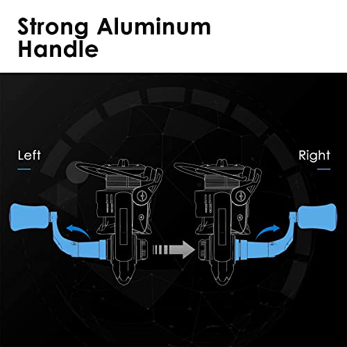 [ 2024 Portable] Travel Fishing Spinning Reel, Smooth 10+1 Stainless BB Fishing Reels for Freshwater, Ultralight Graphite Frame with Carbon Fiber 20LBs Drag Max, 6.2:1 Gear Ratio Reel for Catfish Bass