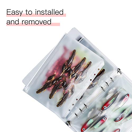 Dr.Fish Soft Bait Binder with Lure Binder Bag Lure Cover Bag Waterproof Tacke Storage Organizer