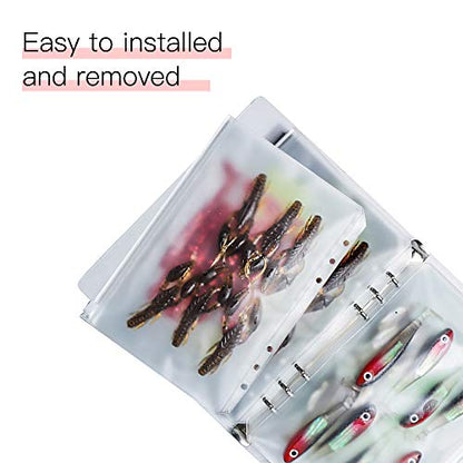 Dr.Fish Soft Bait Binder with Lure Binder Bag Lure Cover Bag Waterproof Tacke Storage Organizer