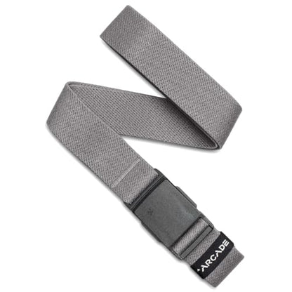 Arcade Belts Mens Explore Belt, Stretch Webbing for Max Comfort & Custom Fit, Metal-Free Buckle, Machine Washable Travel Belt - color: Charcoal