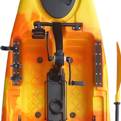 VTurboWay 2 Pcs 13.4" Low Profile Track, Kayak Track for Fishing Rod Holder, Kayak Gear Track Accessories, Reinforced Marine Nylon, Free Installation Screws - size: 7.4" (Pack of 2)