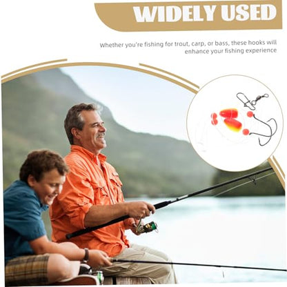 4pcs Sea Fishing Hooks Durable Saltwater Float Hooks for Enhanced Catch Efficiency User-Friendly Design for Shore Boat Pier Fishing Complete Tackle