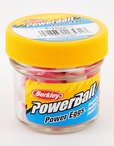Berkley PowerBait Power Eggs Floating Magnum Fishing Soft Bait - color: Bubblegum - Original Scent