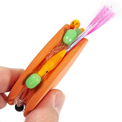 10Pcs Fishing Line Storage Rigs Foam Spool for Fly Tippet Holder Organizer Storage Accessories Fishing Winder Spooler Machine Part