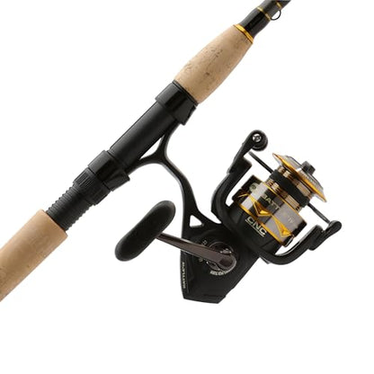 Penn Battle IV Spinning Reel and Fishing Rod Combo - size: 2500 Size Reel - 7' - Medium Light - 1pc, style: Battle IV