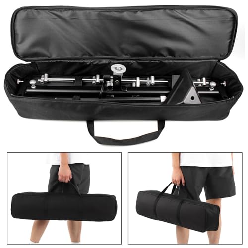 Fishing Rod Bag for 4 Rods – Large Capacity Tackle Storage Organizer with Handle and Hook, Portable Fishing Pole Carrier for Outdoor Gear