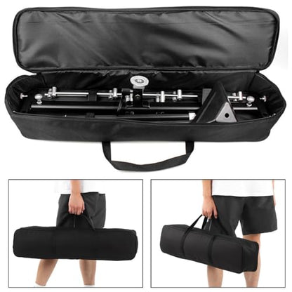 Fishing Rod Bag for 4 Rods – Large Capacity Tackle Storage Organizer with Handle and Hook, Portable Fishing Pole Carrier for Outdoor Gear