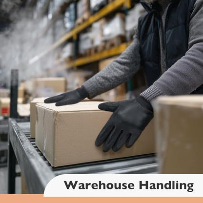 Waterproof Winter Work Gloves, Insulated Thermal, Double Latex Coated | Fleece Lining, Warm & Dexterity, Superior Grip Palm for Men and Women, Ideal for Freezer, Gardening, Fishing, Cleaning, DIY - size: Small